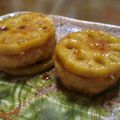 えびせんべい's cooksnap of when they made レンコンのはさみ照り焼き.