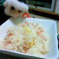 サンソン's cooksnap of when they made 炊飯器で簡単！白菜ベーコンライス.