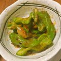 mokun's cooksnap of when they made ピーマン♪蒸して炒めて.