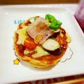 stq1606's cooksnap of when they made ＨＭとお豆腐で簡単★ふわふわ総菜パン.