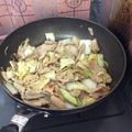 ひか0429's cooksnap of when they made 豚バラと葱と白菜のニンニク炒め.