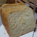 ♪ゆぴちゆ♪'s cooksnap of when they made ＊塩麹コーン食パン＊（HB早焼きコース）.