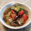 uemari27's cooksnap of when they made さっぱり♡もずくとオクラの酢の物.