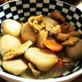 yukamyao's cooksnap of when they made 里芋とお揚げの甘煮♪.