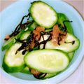 りん♥しゃね's cooksnap of when they made 梅、きゅうり塩昆布のさっぱりあえ.