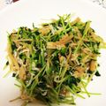 miemi0801's cooksnap of when they made 豆苗じゃこ茸のマーガリン炒め.