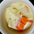 rieseal's cooksnap of when they made 高野豆腐の豆乳スープ.