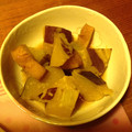 ゆーこ83's cooksnap of when they made Wさつま☆さつまいも&さつま揚げの煮物.