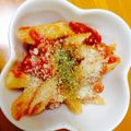 シーフード♥️'s cooksnap of when they made 材料3つ☆簡単美味しいトマトペンネ.