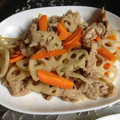 rerenママ's cooksnap of when they made ☆れんこんと豚肉のきんぴら風炒め.