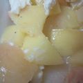 n.k's cooksnap of when they made 桃モッツァレラ♡.