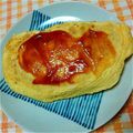 さがおり's cooksnap of when they made 残り物に福　コロッケのオムレツ.