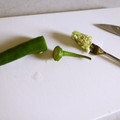 uguisumam's cooksnap of when they made 【簡単！調理の技♪】ししとうの種の取り方.