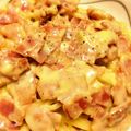 クックKZJBQP☆'s cooksnap of when they made カルボナーラ.