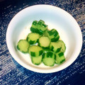 神風＊'s cooksnap of when they made 夏のビールのお供に！きゅうりのわさび漬け.