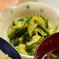 ❀あおい❀'s cooksnap of when they made 焼肉のタレで！きゅうりの胡麻和え.