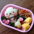 minch＊＊'s cooksnap of when they made 簡単キャラ弁＊頭でっかちパンダおにぎり.