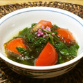 meg115's cooksnap of when they made つるむらさきともずくの簡単酢の物.