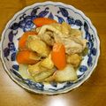 章と碧のごはん's cooksnap of when they made 鶏肉と油揚げの香ばしい醤油煮.