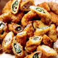 なつ８あき４'s cooksnap of when they made くるっと簡単♪豚薄切り肉でひとくち豚カツ.