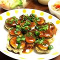 ﾊﾀﾊﾀ's cooksnap of when they made 鶏の挽肉で茄子のヘルシー挟み焼き.