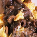 risco1225's cooksnap of when they made 牛肉とふわとろ卵の炒め物.
