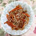 あざらしの赤ちゃん's cooksnap of when they made ★和風味噌キンピラ炒め★.