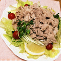 かおぽゃん's cooksnap of when they made 超簡単！豚コマ肉の冷しゃぶ風.