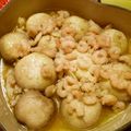 alpage's cooksnap of when they made 海老とマッシュルームのアヒージョ.