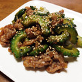 YUKIKI☆'s cooksnap of when they made 豚肉とゴーヤの甘辛炒め＊.