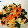 Junko0226's cooksnap of when they made 簡単♪キャベちくわかめのごま酢のもの♡.