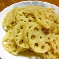 月見なっとう's cooksnap of when they made シャッキリ☆れんこんの煮物.