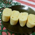 赤い電話's cooksnap of when they made 簡単で美味しい♪玉子焼きわさび☆.