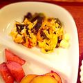 ちいな's cooksnap of when they made ほうれん草とトマト入りスクランブルエッグ.