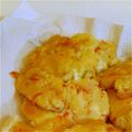 abnanana's cooksnap of when they made はんぺんと豆腐☆カニ風味ふわふわ揚げ.