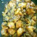 myrh1210's cooksnap of when they made 鶏肉とナスとゴーヤの味噌炒め煮.