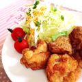 ぽむぽむ★'s cooksnap of when they made 揚げないカラカラ塩唐揚げ♥︎.