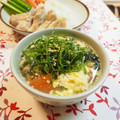 バカリャウ's cooksnap of when they made さっぱりトマトとオクラのスープ.