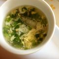 なんぬん's cooksnap of when they made ＊かにかまとニラの中華スープ＊.