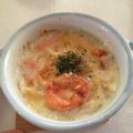 みに、's cooksnap of when they made ✿ヘルシーホワイトソースでグラタン✿.