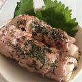 ショコラ姉's cooksnap of when they made 竹輪で豚バラしそチーズ巻き♥︎.