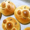 ☆ともよん☆'s cooksnap of when they made 海苔でお顔☆アンパンマンのパン♪.