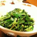 kikusui's cooksnap of when they made 絶品！モロヘイヤのおひたし.