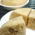 marimino's cooksnap of when they made レンジですぐできる☆HM蒸しパン♪.