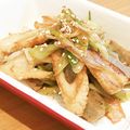 ともりん0203's cooksnap of when they made ハス葱☆ちくわのかき醤油炒め.
