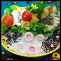 YUKAっち's cooksnap of when they made お弁当のワンポイントに☆魚肉でボタン.