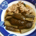 むっひー's cooksnap of when they made めんつゆで簡単＊なすと豚肉の煮物.