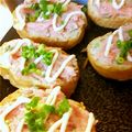三児のままっち's cooksnap of when they made ＊＊マグロのネギトロ・マヨをフランスパンで＊＊.