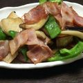 sakuravery's cooksnap of when they made ピーマンとエリンギとベーコンの炒め物.