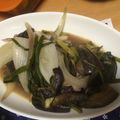 ともぱんたから's cooksnap of when they made 茄子とニラのポン炒め♪.
